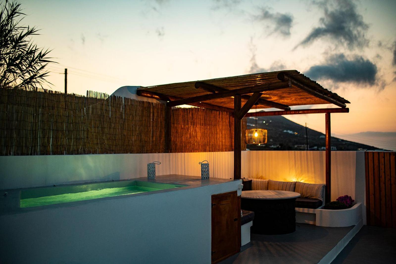 Sunrise Villa Santorini Vourvoulos Bagian luar foto